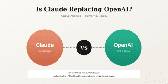 Anthropic vs. OpenAI — what the data actually says about the AI throne in 2026.